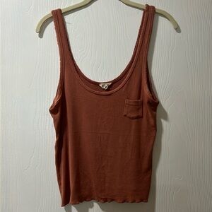 POL terra-cotta color tank size M